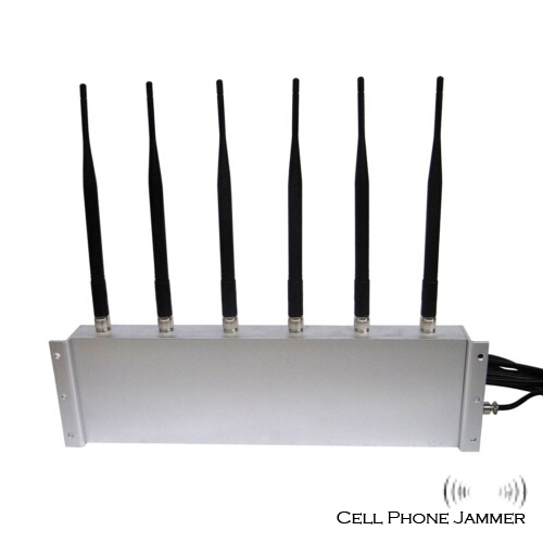 315MHz 433MHz High Power 6 Antenna 3G Cell Phone Jammer [CMPJ00018] - Click Image to Close