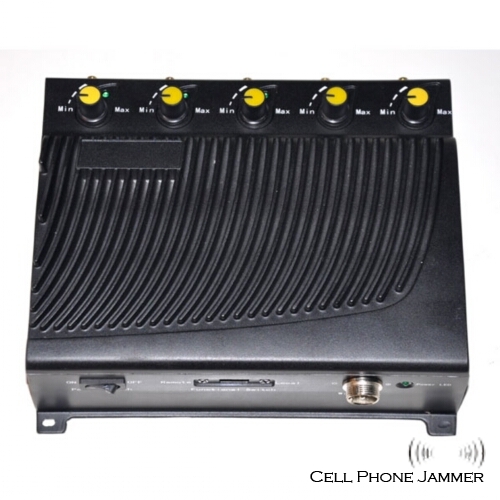 Adjustable Powerful Desktop Mobile Jammer + 4G [RCJ40-D] - Click Image to Close