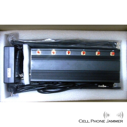 Cell Phone + RF Jammer 6 Antenna [CMPJ00170] - Click Image to Close