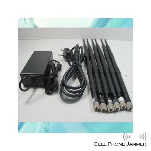 High Power Mobile Phone + GPS + Wifi + VHF UHF Jammer [CMPJ00147] - Click Image to Close