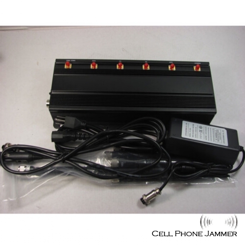 3G Cell Phone + GPS + Lojack Jammer - 40 Meters [CMPJ00139] - Click Image to Close