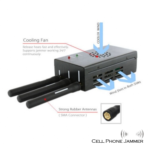 Advanced Portable GPS and Cellular Jammer(GSM CDMA DCS PCS) [CMPJ00090] - Click Image to Close