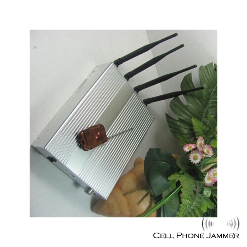 Cell Phone Jammer with Remote Control - 10 to 40M Shielding Radius [CMPJ00050] - Click Image to Close