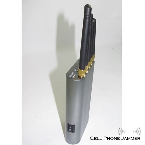 Portable Cell Phone & GPS & Wifi Signal Jammer [CMPJ00128] - Click Image to Close