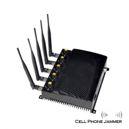 Adjustable 3G 4G(4G LTE + 4G Wimax) Cell Phone Jammer - 40M [JAMMERN0017]