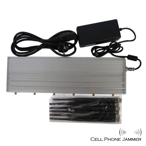 315MHz 433MHz High Power 6 Antenna 3G Cell Phone Jammer [CMPJ00018] - Click Image to Close