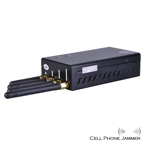 Portable Cell Phone + Wifi Jammer with Cooling Fan [CMPJ00113] - Click Image to Close