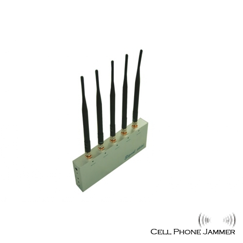 Mobile Phone Jammer with Remote Control 5 Antennas [CMPJ00051] - Click Image to Close