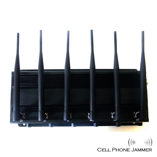 Adjustable High Power 3G 4G(Lte + Wimax)Cell Phone Jammer 6 Antennas [CMPJ00021] - Click Image to Close