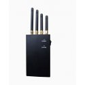 4 Band 4W Portable Cell Phone GPS Signal Jammer - 20 Meters [CMPJ00099]