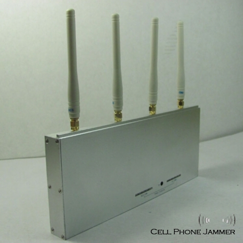 Mobile Phone Jammer with Remote Control- 10 -30M Shielding Radius [CMPJ00049] - Click Image to Close