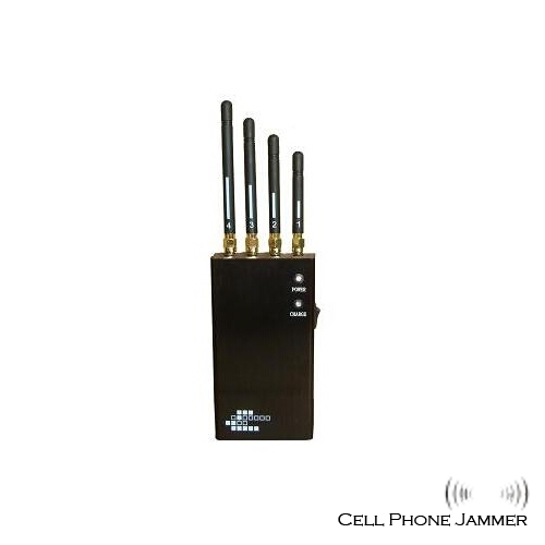 Portable Wifi + Bluetooth + Wireless Video Cell Phone Jammer [CMPJ00136] - Click Image to Close