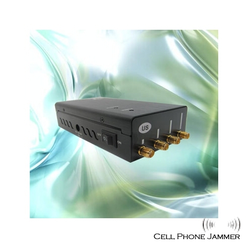 Portable Cell Phone + Wifi Jammer with Cooling Fan [CMPJ00113] - Click Image to Close