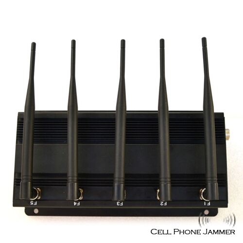 12W High Power Cell Phone + Wifi Jammer - 40 Meters [CMPJ00108] - Click Image to Close