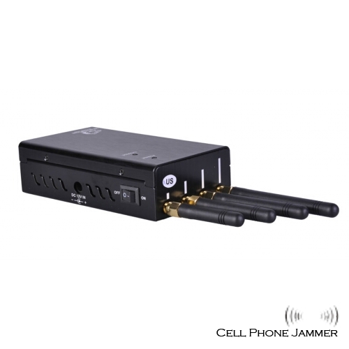 Portable Cell Phone + Wifi Jammer with Cooling Fan [CMPJ00113] - Click Image to Close