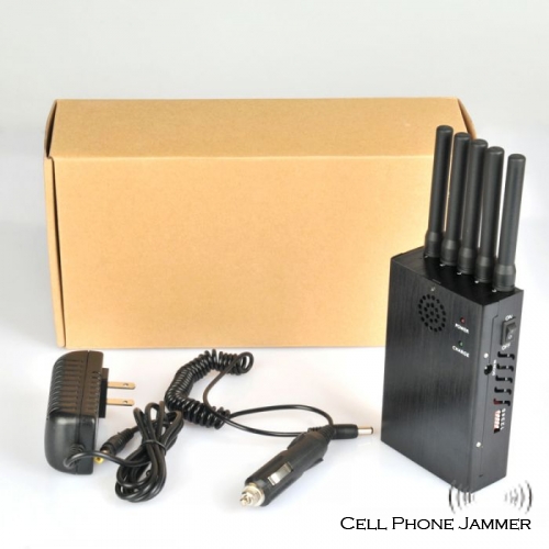 Portable 2.4G Jammer For Cell Phone, Wifi, UHF - Click Image to Close