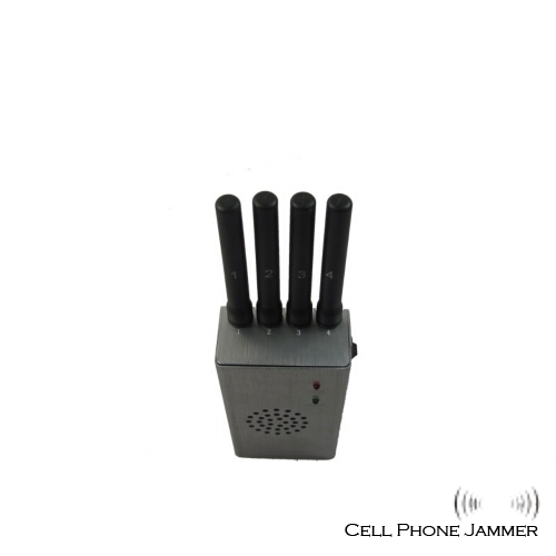 Portable High Power 3G 4G Cell Phone Jammer with Cooling Fan [CMPJ00062] - Click Image to Close