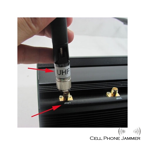 High Power Cell Phone + GPS + Wifi + VHF UHF Jammer [CMPJ00146] - Click Image to Close