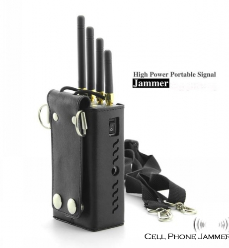High Power Signal Jammer for GSM CDMA DCS PCS 3G Cell Phone [CJ5500] - Click Image to Close