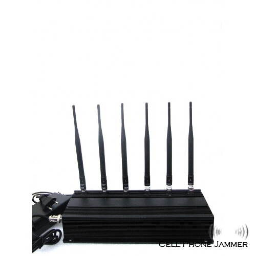 GPS + Cell Phone + RF Jammer(315MHz/433MHz) - 40 Meters [CMPJ00143] - Click Image to Close