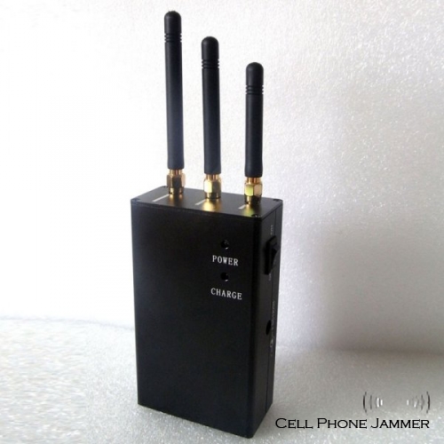 3W High Power Mobile Phone Jammer Portable - 20 Metres [CJ5000] - Click Image to Close