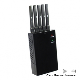 All Frequency 3G 4G LTE 4G Wimax Portable Cell Phone Jammer 5 Antenna