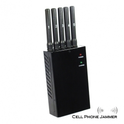 5 Antenna 3G/4G/4G LTE/4G Wimax Portable Cell Phone Jammer All Frequency