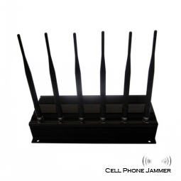 High Power 6 Antenna Cell Phone & Wifi Jammer - 50 Meters [CMPJ00111]