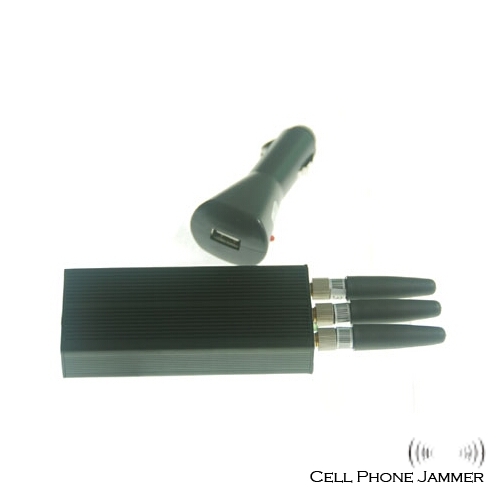 Mini Mobile Phone + GPS Jammer - 3 Meters [CMPJ00092] - Click Image to Close