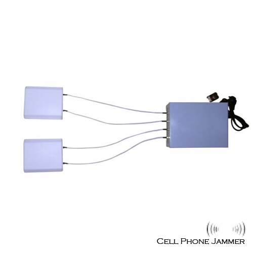 20W Cell Phone Jammer with Remote Control & Directional Panel Antenna [CMPJ00001] - Click Image to Close