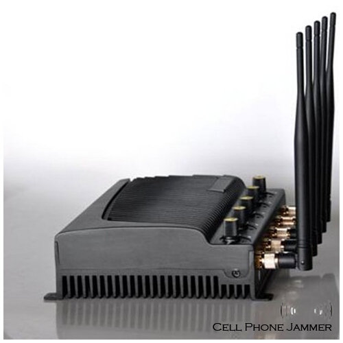 Adjustable Powerful Desktop Mobile Jammer + 4G [RCJ40-D] - Click Image to Close