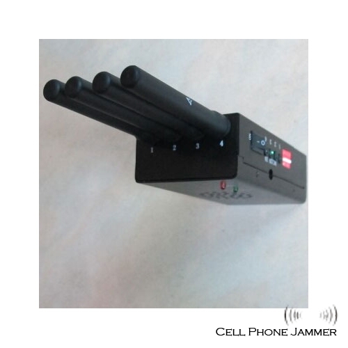 High Power Handheld GPS and Mobile Phone Jammer(3G GSM CDMA DCS PCS) [CMPJ00089] - Click Image to Close