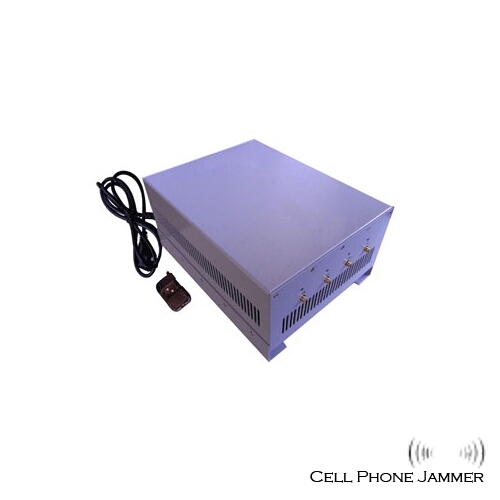 20W Cell Phone Jammer with Remote Control & Directional Panel Antenna [CMPJ00001] - Click Image to Close