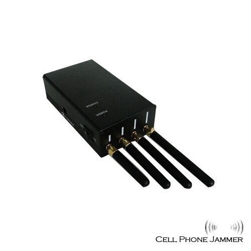 High Power Broad Spectrum Handheld Cell Phone + Wifi Jammer [CMPJ00112] - Click Image to Close