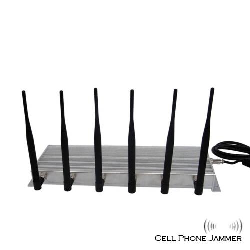 315MHz 433MHz High Power 6 Antenna 3G Cell Phone Jammer [CMPJ00018] - Click Image to Close