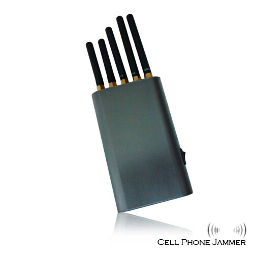 Portable Cell Phone & GPS & Wifi Signal Jammer [CMPJ00128] - Click Image to Close