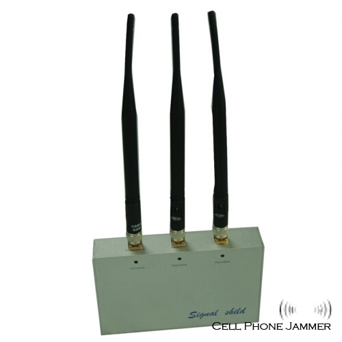 3G GSM CDMA DCS Cell Phone Jammer with Remote Control [CMPJ00031] - Click Image to Close