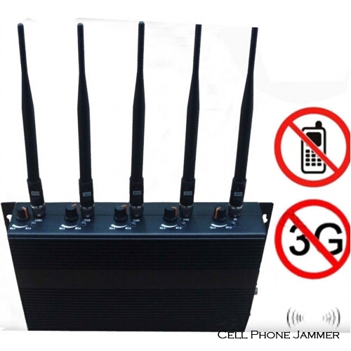 Adjustable 5 Band Cell Phone Signal Jammer [CMPJ00023] - Click Image to Close