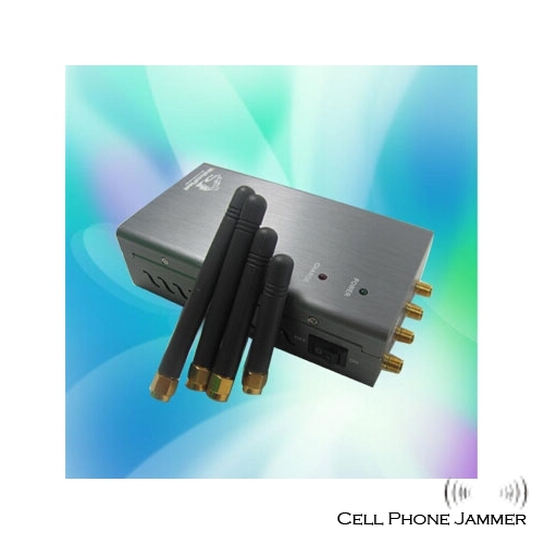 Portable Cell Phone Jammer with GSM Wifi GPSL1 [CMPJ00132] - Click Image to Close