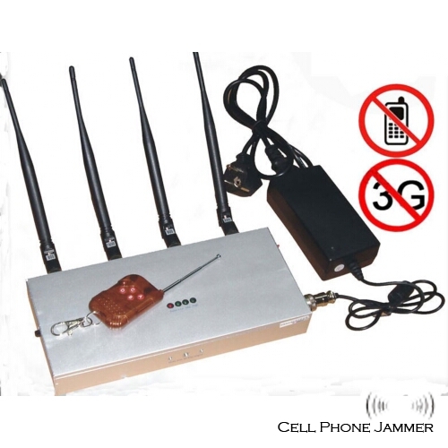 Remote Control Cell Phone Signal Jammer - 20 Meters [CMPJ00069] - Click Image to Close