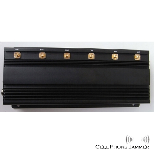 High Power Mobile Phone + GPS + Wifi + VHF UHF Jammer [CMPJ00147] - Click Image to Close