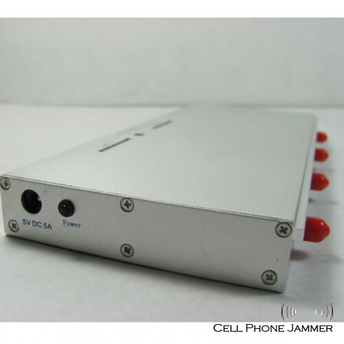 Mobile Phone Jammer with Remote Control- 10 -30M Shielding Radius [CMPJ00049] - Click Image to Close