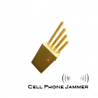 Handheld Cellphone + GPS Jammer 3W 4 Antennas - 20 Meters [CMPJ00086]