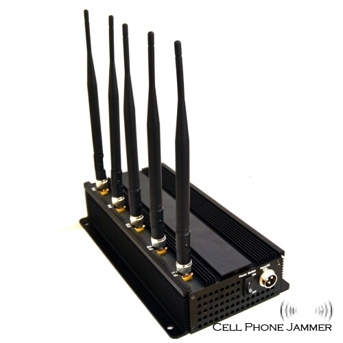 12W High Power Cell Phone + Wifi Jammer - 40 Meters [CMPJ00108] - Click Image to Close