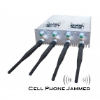 Desktop Adjustable High Power Cell Phone Jammer with Remote Control & Cooling Fan [CMPJ00026]