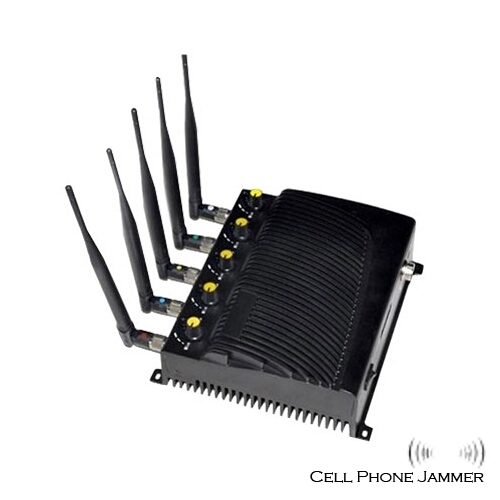 Adjustable Powerful Desktop Mobile Jammer + 4G [RCJ40-D] - Click Image to Close