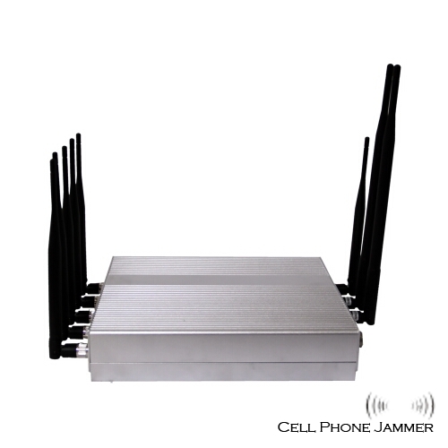 12W 8 Antenna Cell Phone + GPS + Wifi + VHF UHF Jammer - 25 Meters [JAMMERN0002] - Click Image to Close