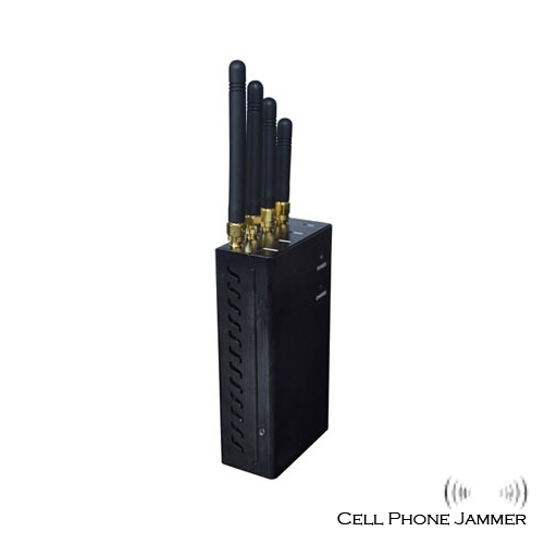 4G Lte 3G Cell Phone Jammer Portable 4 Band 2W [CMPJ00006] - Click Image to Close