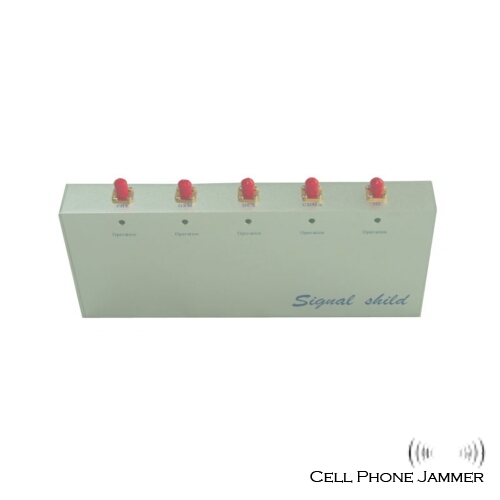 Mobile Phone Jammer with Remote Control 5 Antennas [CMPJ00051] - Click Image to Close