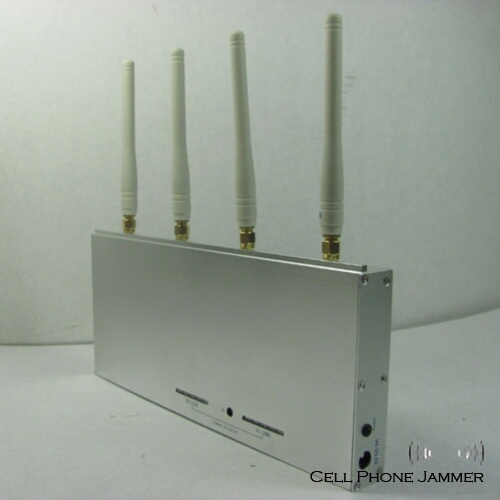 Mobile Phone Jammer with Remote Control- 10 -30M Shielding Radius [CMPJ00049] - Click Image to Close